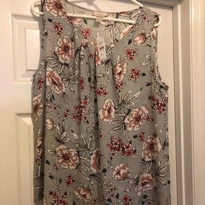 NWT LOFT Outlet floral blouse